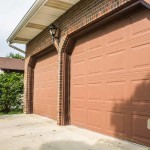 Custom colored garage doors