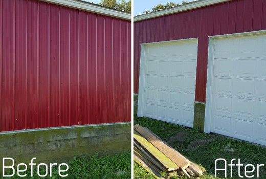 Retrofitting garage doors