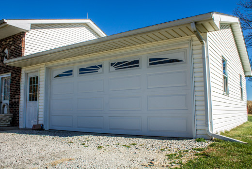 Ranch panel garage door